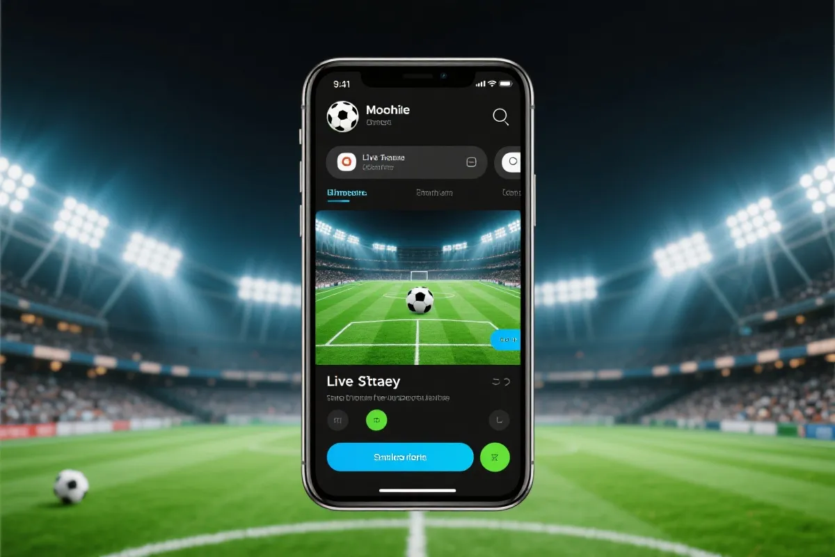 手机在线看球界面示意图